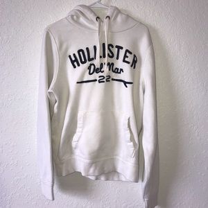 Hollister White Del-Mar Hoodie Men’s XL